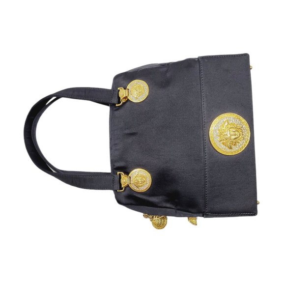 Gianni Versace Vintage Black Medusa Bag - Picture 6 of 9